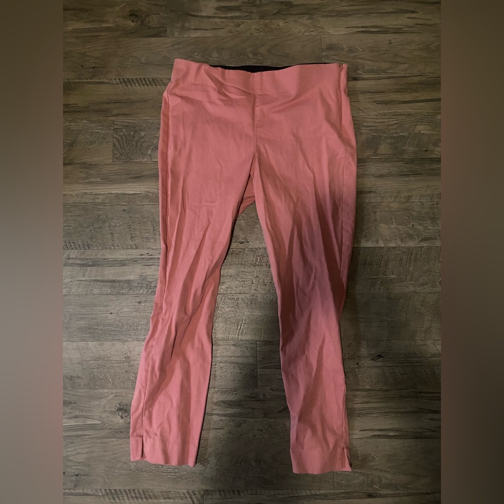 Salmon dress pants size 12 zipper closure old navy
